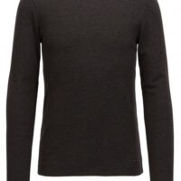 BOSS Slim-Fit Longsleeve Tempest aus melierter Baumwolle schwarz 001 BOSS Slim-Fit Longsleeve Tempest aus melierter Baumwolle schwarz 001 S
