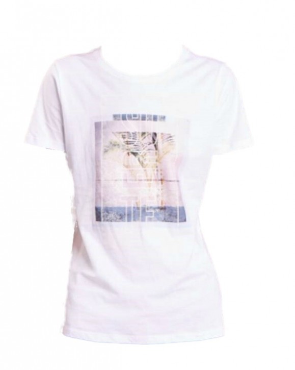 BOSS T-Shirt Tepicture aus gewaschenem Baumwoll-Jersey mit Grafik-Print weiss 100 BOSS T-Shirt Tepicture aus gewaschenem Baumwoll-Jersey mit Grafik-Print weiss 100 XS