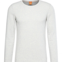 BOSS ORANGE SWEAT TERRIS 1 FARBE HELLGRAU 054 S