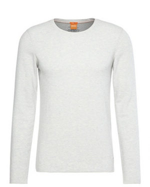 BOSS ORANGE SWEAT TERRIS 1 FARBE HELLGRAU 054 S