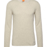 BOSS ORANGE SWEAT TERRIS 1 Farbe  Open white 110 S