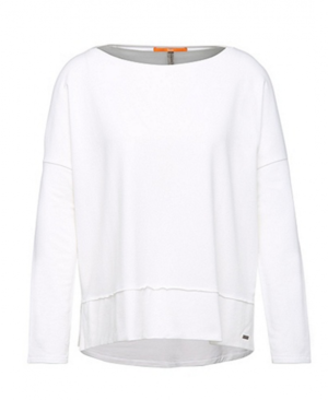 BOSS ORANGE SWEATSHIRT TERSWEAT FARBE WEISS 100 XS