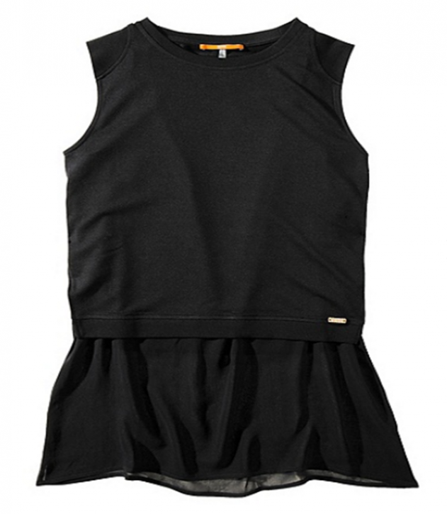 BOSS ORANGE TOP TEXPLORE FARBE SCHWARZ 001 BOSS ORANGE TOP TEXPLORE FARBE SCHWARZ 001 S