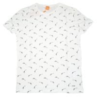 BOSS ORANGE TEE SHIRT THIEN FARBE WOLLWEISS 101 BOSS ORANGE TEE SHIRT THIEN FARBE WOLLWEISS 101 GEMUSTERT S