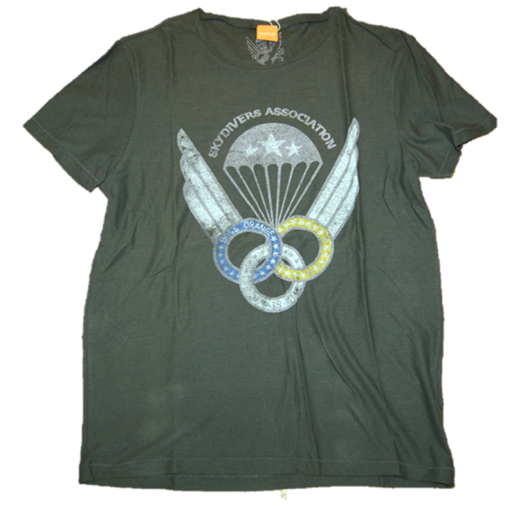 BOSS ORANGE T-SHIRT THOMPSON FARBE OLIV 027 GR S BOSS ORANGE T-SHIRT THOMPSON FARBE OLIV 027 GR S