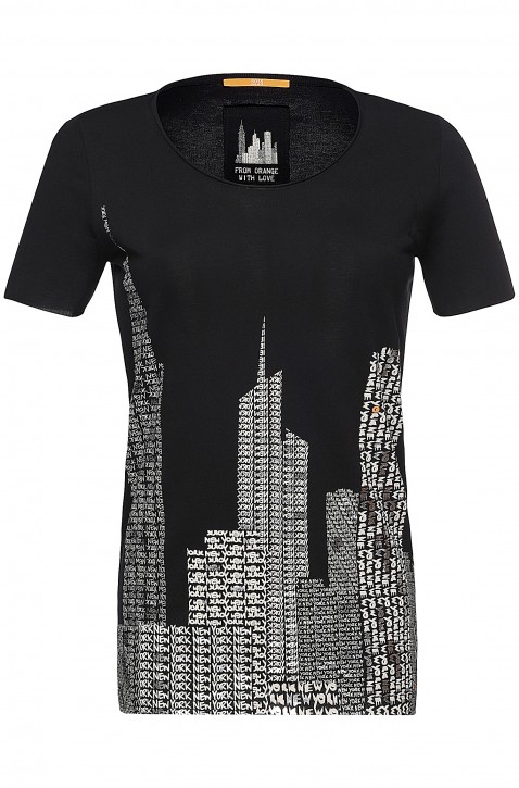 BOSS ORANGE T-SHIRT TISHIRT FARBE SCHWARZ 001 BOSS ORANGE T-SHIRT TISHIRT FARBE SCHWARZ 001 S