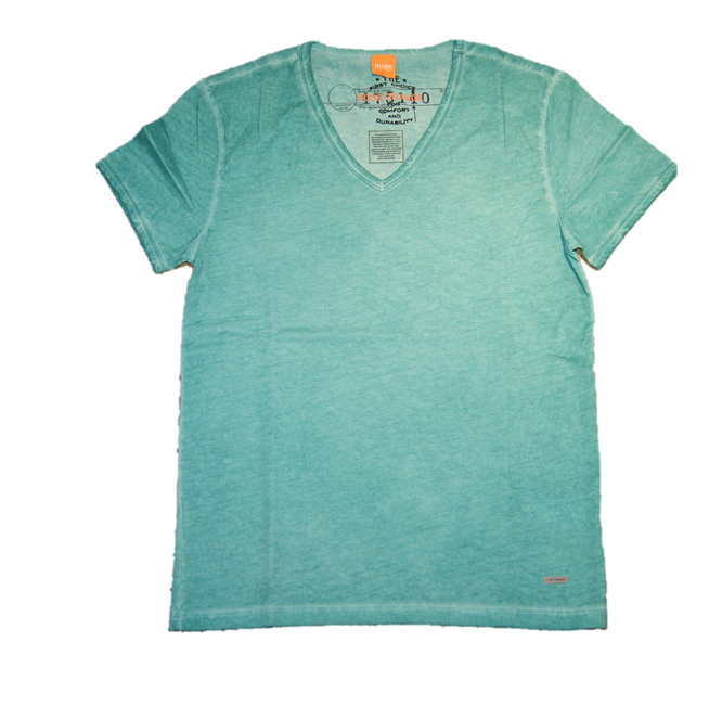 BOSS ORANGE T-SHIRT TOULOUSE FARBE GRÜN 320 BOSS ORANGE T-SHIRT TOULOUSE FARBE GRÜN 320 S