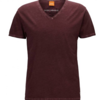 BOSS ORANGE T-Shirt Toulouse Farbe dunkelrot 641 BOSS ORANGE T-Shirt Toulouse Farbe dunkelrot 641 S