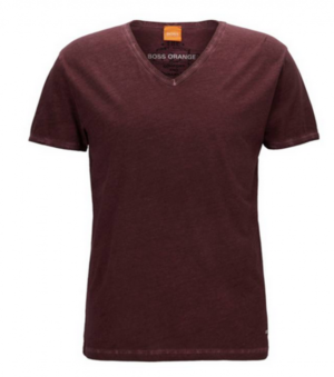 BOSS ORANGE T-Shirt Toulouse Farbe dunkelrot 641 S