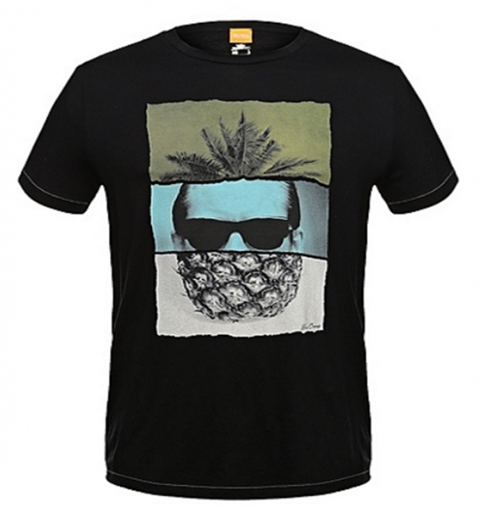 BOSS ORANGE TEE SHIRT TOWNEY 2 FARBE SCHWARZ 001 BOSS ORANGE TEE SHIRT TOWNEY 2 FARBE SCHWARZ 001 M