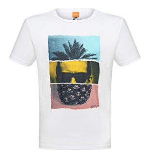 BOSS ORANGE TEE SHIRT TOWNEY 2 FARBE WEISS 100 M