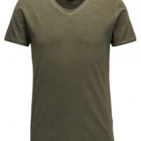 BOSS ORANGE TRACE Regular-Fit T-Shirt aus Baumwolle mit V-Ausschnitt dunkelgrün 302 BOSS ORANGE TRACE Regular-Fit T-Shirt aus Baumwolle mit V-Ausschnitt dunkelgrün 302 S