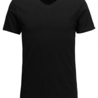 BOSS ORANGE TRACE Regular-Fit T-Shirt aus Baumwolle mit V-Ausschnitt schwarz 001 BOSS ORANGE TRACE Regular-Fit T-Shirt aus Baumwolle mit V-Ausschnitt schwarz 001 S