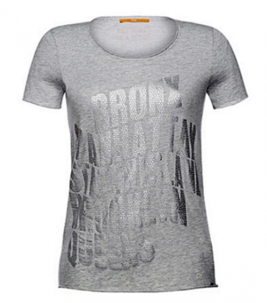 BOSS ORANGE T-SHIRT TASENSATION FARBE GRAU 032 S