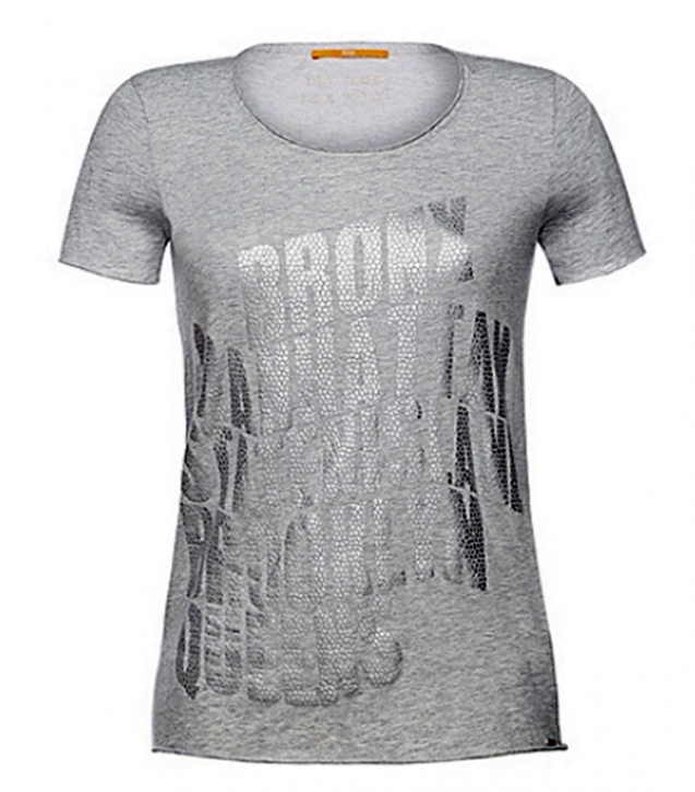 BOSS ORANGE T-SHIRT TASENSATION FARBE GRAU 032 BOSS ORANGE T-SHIRT TASENSATION FARBE GRAU 032 S