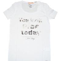 BOSS ORANGE T-SHIRT TASENSATION FARBE WEISS 100 BOSS ORANGE T-SHIRT TASENSATION FARBE WEISS 100 XS