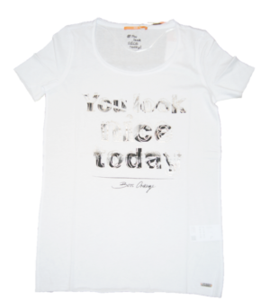 BOSS ORANGE T-SHIRT TASENSATION FARBE WEISS 100 XS