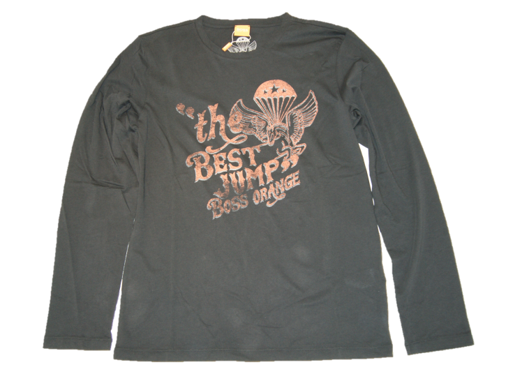 BOSS ORANGE TUNING TEE SHIRT FARBE SCHWARZ 001 BOSS ORANGE TUNING TEE SHIRT FARBE SCHWARZ 001 S
