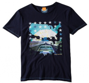 BOSS ORANGE T-SHIRT TWIG 6 FARBE BLAU 404 S