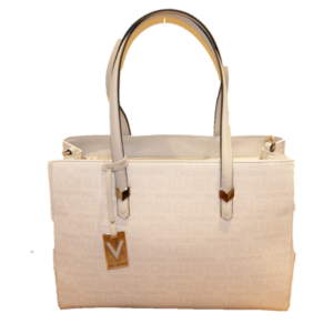 VALENTINO BY MARIO VALENTINO LOGO PRINT TASCHE LILY FARBE OFF WHITE