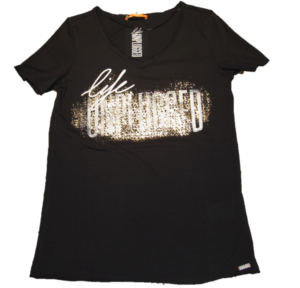 BOSS ORANGE T-SHIRT VASHIRT FARBE SCHWARZ -001 XS