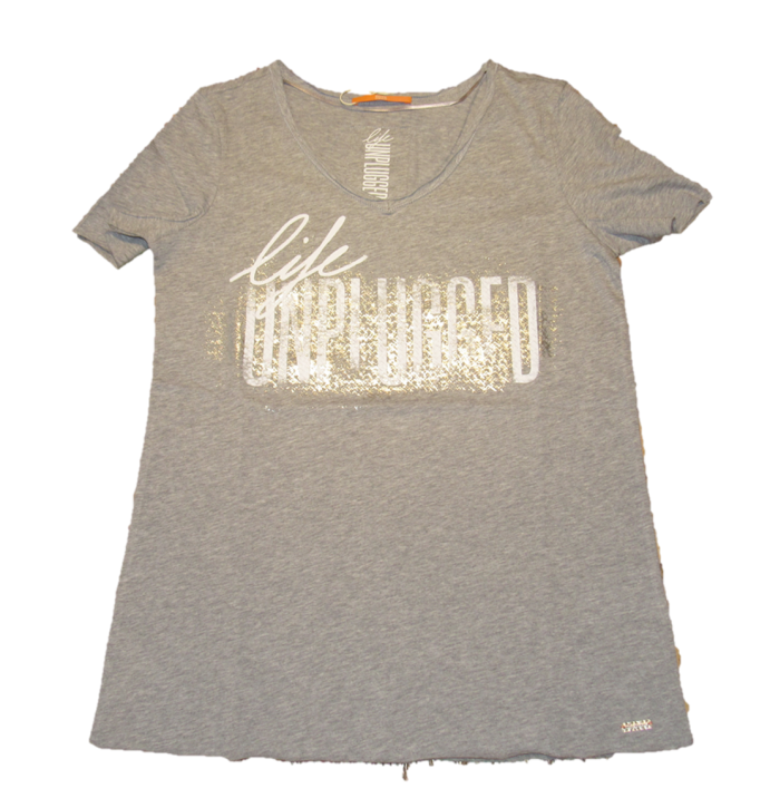 BOSS ORANGE T-SHIRT VASHIRT FARBE GRAU 032 BOSS ORANGE T-SHIRT VASHIRT FARBE GRAU 032 XS