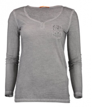 BOSS ORANGE TEE SHIRT VOKSANA FARBE HELLGRAU 017 XS
