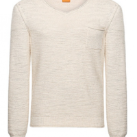 BOSS ORANGE PULLOVER ABREMIS FARBE BEIGE 110 L