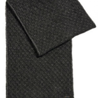 BOSS ORANGE Strickschal WARLETTA aus Material-Mix mit Alpakawolle und Wolle Farbe khaki 013 BOSS ORANGE Strickschal WARLETTA aus Material-Mix mit Alpakawolle und Wolle Farbe khaki 013