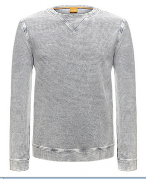 BOSS ORANGE SWEATSHIRT WESTIVAL FARBE HELLGRAU 110 S