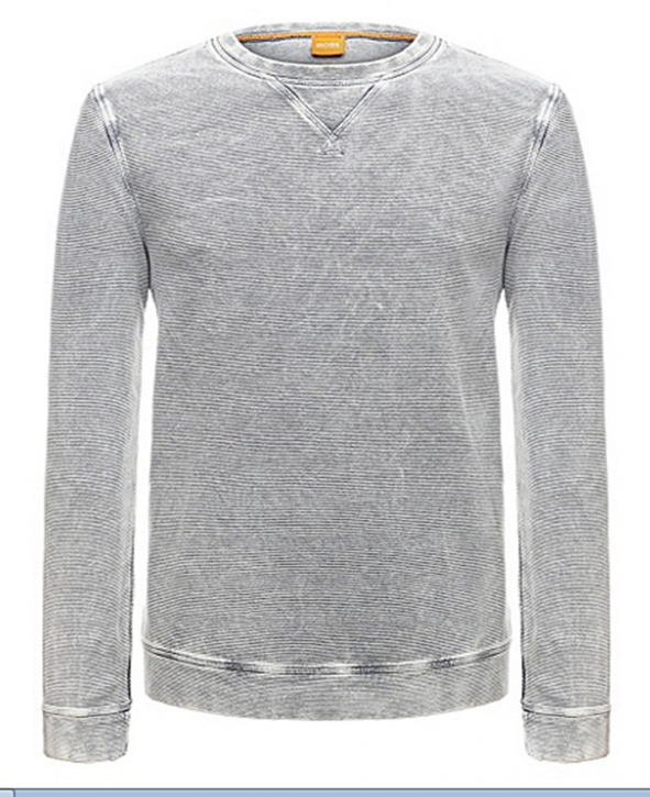 BOSS ORANGE SWEATSHIRT WESTIVAL FARBE HELLGRAU 110 BOSS ORANGE SWEATSHIRT WESTIVAL FARBE HELLGRAU 110 S