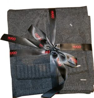 Boss Geschenkset Men X512 mit Mütze und Schal im Präsentpaket