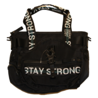 GEORGE GINA & LUCY Schultertasche MISS MINI PIECE mit Stay Strong Logo Tragehenkeln/Schultergurt schwarz 994 GEORGE GINA & LUCY Schultertasche MISS MINI PIECE mit Stay Strong Logo Tragehenkeln/Schultergurt schwarz 994