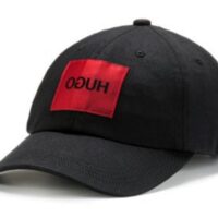 HUGO Cap aus Baumwoll-Twill MEN-X540-5 mit spiegelverkehrtem Logo-Aufnäher schwarz HUGO Cap aus Baumwoll-Twill MEN-X540-5 mit spiegelverkehrtem Logo-Aufnäher schwarz