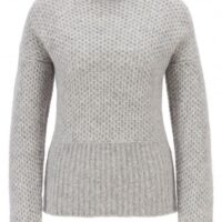 Hugo Boss Grobstrick-Pullover IFULLUM mit Rollkragen grau 040 Hugo Boss Grobstrick-Pullover IFULLUM mit Rollkragen grau 040