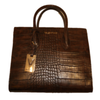 MARIO VALENTINO Krokoprägung Tasche WINTER MEMENTO Farbe caffe