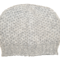 HUGO BOSS Strickmütze WANDERSY in einem Grobstrickmuster Farbe grau 040