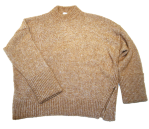 HUGO BOSS Relaxed-Fit Pullover WORVEGIAN aus Baumwoll/Alpaka Mix Farbe braun 235