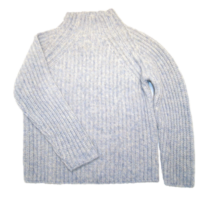 HUGO BOSS Grobstrick Pullover IZZATTA mit Trichterkragen hellblau 460 HUGO BOSS Grobstrick Pullover IZZATTA mit Trichterkragen hellblau 460