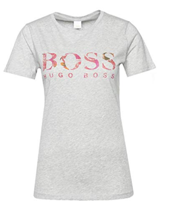 BOSS ORANGE T-Shirt TIBOSS aus gewaschenem Baumwoll-Jersey mit Logo-Print Farbe grey 041 BOSS ORANGE T-Shirt TIBOSS aus gewaschenem Baumwoll-Jersey mit Logo-Print Farbe grey 041