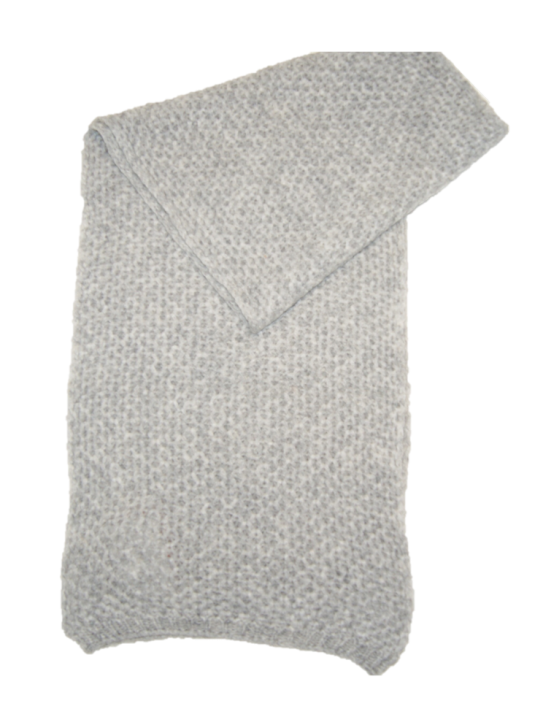 HUGO BOSS Schal WENTERS aus Alpaka/Woll Mix mit Struktur grau 040 HUGO BOSS Schal WENTERS aus Alpaka/Woll Mix mit Struktur grau 040
