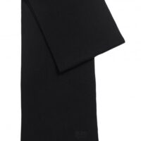 BOSS Strukturierter Oversized Schal ALBAS-B aus reiner Wolle