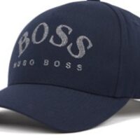 BOSS CAP-CURVED aus leichtem Twill mit geschwungenem Logo dunkelblau 410