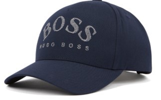 BOSS CAP-CURVED aus leichtem Twill mit geschwungenem Logo dunkelblau 410 BOSS CAP-CURVED aus leichtem Twill mit geschwungenem Logo dunkelblau 410