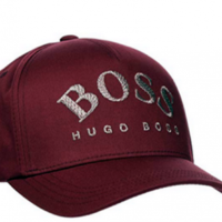 BOSS CAP-CURVED aus leichtem Twill mit geschwungenem Logo schwarz 001