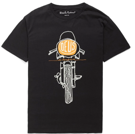 DEUS EX MACHINA T-Shirt FRONTAL MATCHLESS mit Duck vorne Farbe schwarz DEUS EX MACHINA T-Shirt FRONTAL MATCHLESS mit Duck vorne Farbe schwarz