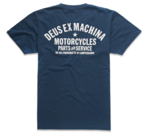 DEUS EX MACHINA T-Shirt THE KR  mit Duck vorne und hinten Farbe dunkelblau