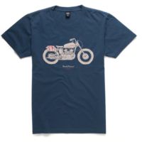 DEUS EX MACHINA T-Shirt THE KR  mit Duck vorne und hinten Farbe dunkelblau DEUS EX MACHINA T-Shirt THE KR  mit Duck vorne und hinten Farbe dunkelblau