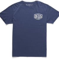 DEUS EX MACHINA T-Shirt VENICE ADDRESS mit Duck vorne und hinten Farbe dunkelblau DEUS EX MACHINA T-Shirt VENICE ADDRESS mit Duck vorne und hinten Farbe dunkelblau