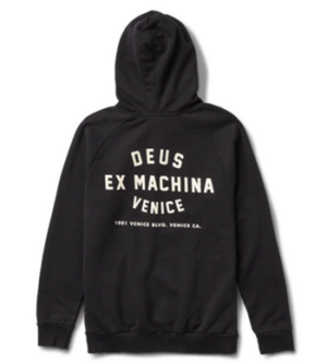 DEUS EX MACHINA Kapuzensweat Shirt Venice Address Hoodie schwarz